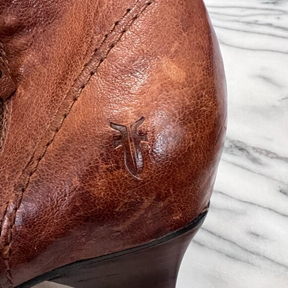 Frye & Co Cody Leather Steffi Zip Ankle Boot - 8M - Picture 8 of 9